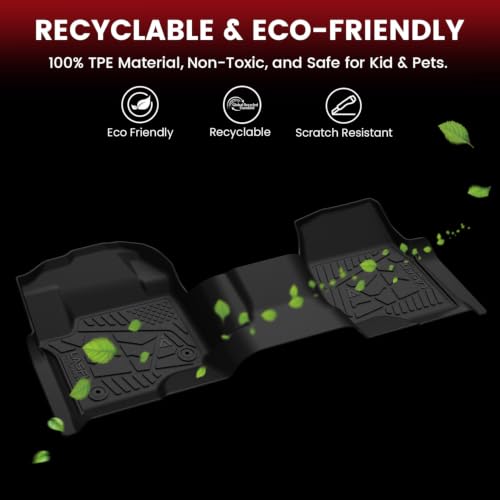 Image of LASFIT Floor Mats F250 2017-2026 2027 Bench Seat 2nd Row Without Storage