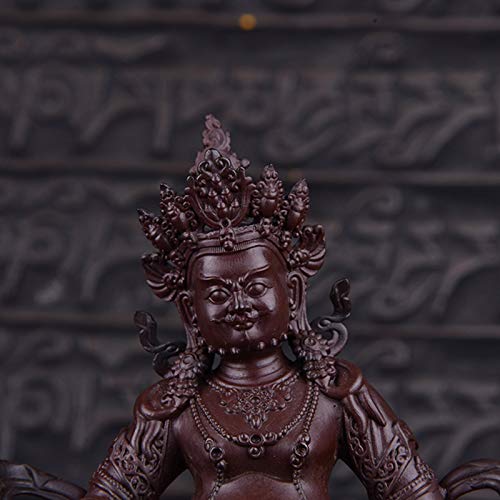 Ornements de Bouddha peints exquis statuette de collection - 7