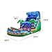 XJUMP 17’ Tall Jungle Falls Inflatable Dual Lane Water Slide with Detachable Pool, for Kids and Adults, Tall Seating Height, Commercial Grade, PVC Vinyl, Outdoor Backyard, Summer Fun, Blow Up, Water