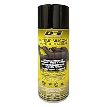 Design Engineering 010301 High-Temperature Silicone Coating Spray - Black, 6 Pack