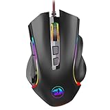 Redragon M602 NEMEANLION 3000 DPI USB Gaming Mouse for PC, 7 Buttons, 7 Color LED Backlighting