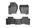 WeatherTech Custom Fit FloorLiners for LR3/Discovery 3, LR4/Discovery 4-1st & 2nd Row (443621-440462), Black