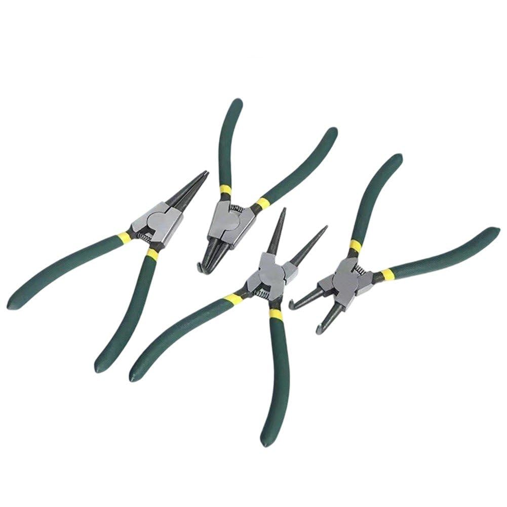 Pince à circlips 4 pièces de 17,8 cm avec mallette de rangement pratique