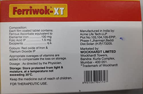 Ferriwok-XT - Strip of 10 Tablets