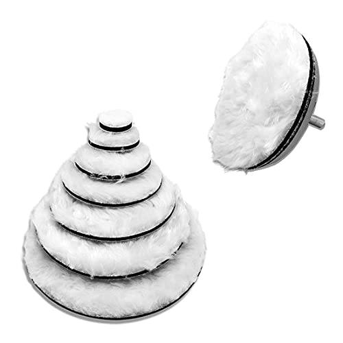 Image of DIY Crafts 3 Pcs, 4 inch inch Only Fur Felt Pad, (Only Fur Felt Pad) Pad Hand Tool Kit For Polisher Compound Polishing Polish Polisher Bu (3 Pcs, 4 inch inch Only Fur Felt Pad)
