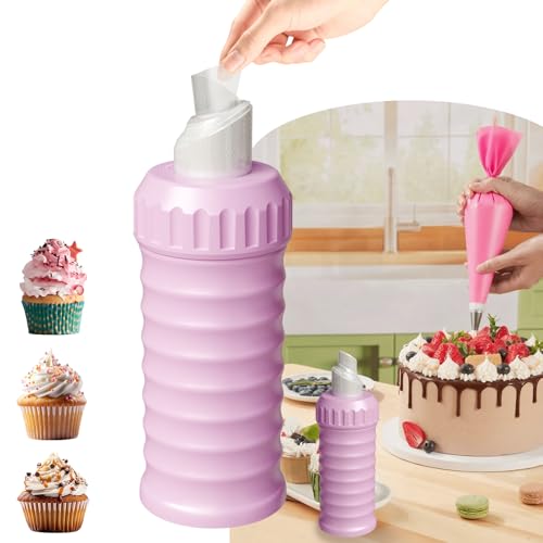 Steipirr Piping Bags Organizer, Piping Bag Dispenser Holds 8