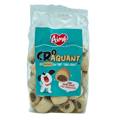 Ame - Croccante Ossa di Midollo Dolcetto per Cani, Cibo per Cani Croccante, Integratore alimentare Quotidiano, Biscotti Croccanti di Forma Variata, 500 g