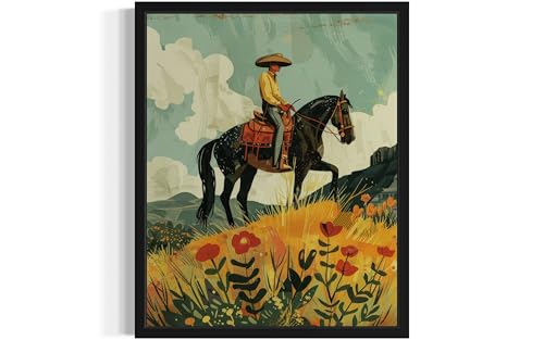 Spanish Art Wall Art Poster Print, South America Landscape Retro