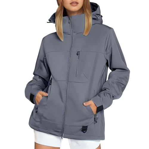 Vestes décontractées pour femme coupe-vent et légères pour l'extérieur