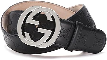 ◇ グッチ[GUCCI] グッチ 411924 CWC1N 1000 ベルト 95 BK◇ （ITEM