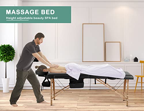 image for Capacmkseh Massage Tables Portable Lash Bed 73 inch Tattoo Table, Heig