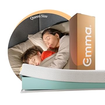 Colchão Queen de espuma Emma Basics 14cm - Firme e ortopédico com 5 anos de garantia
