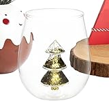 Copa De Vino Para Árbol De Navidad, Decoración Navideña A Prueba De Vuelcos, Copas De Vino Tinto Para Árbol De Navidad, Tazas De Café | Para Té, Leche, Agua, Hogar, Oficina, Bar, Restaurante, Bo