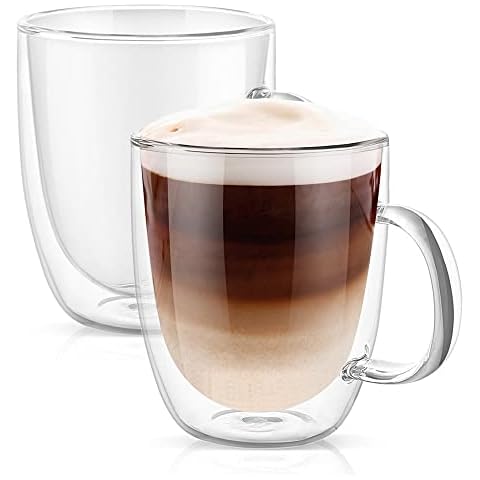PunPun Große Klare Kaffeetassen 2Er-Set Cover