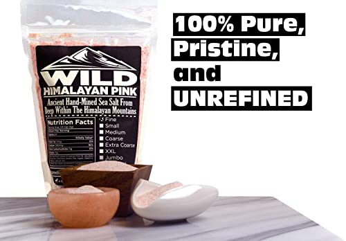 Wild Himalayan Pink Salt - 100% Natural And Healthy Gourmet Unrefined Pink Salt