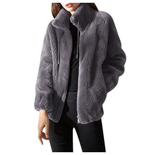 Manteau chaud en polaire lilas idéal pour les promenades d'hiver et le quotidien