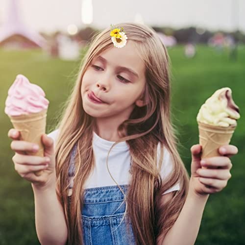 FRCOLOR 16 peças de prendedor floral para bebês meninas meninas mulheres flores grampos de cabelo la
