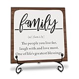 5“ Wooden Sign With Metal...