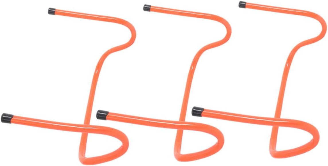 3pcs Speed Hurdles Agility Training Equipment Plastic 15cm Height Soccer Basketball Running Accessory for Youth Sports Conditioning