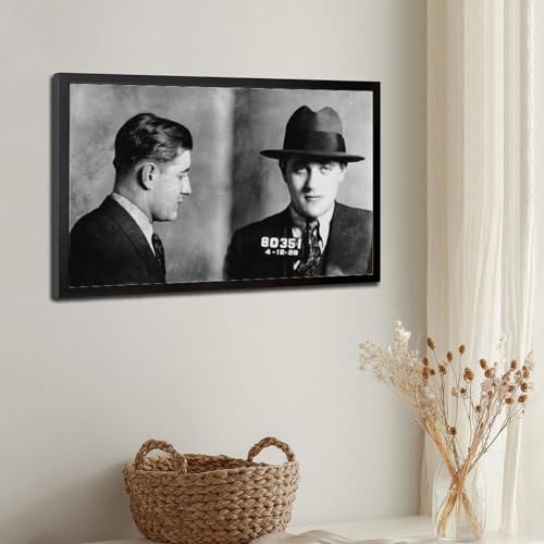 Impression sur toile Benjamin Bugsy Siegel de WCYB : décoration murale encadrée premium