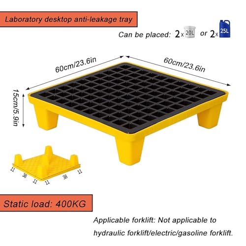 Plateau de grille de capacité empilable en plastique résistant