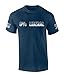 Trenz Shirt Company Men's Patriot Pride Zero 0% Liberal Political Funny Short Sleeve T-Shirt - Heather Navy - X - Large