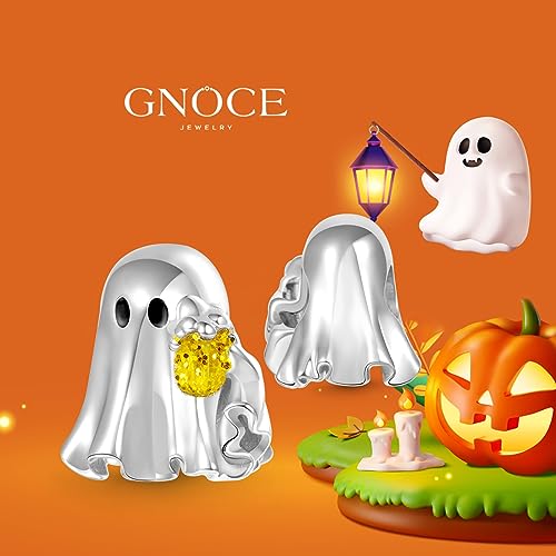 Image of GNOCE Halloween Charm Bracelet Fit Pandora Beads for Women Gift