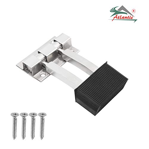 Image of Atlantic Stainless Steel Door Stopper Double Glossy Finish Pack of 4 Piece