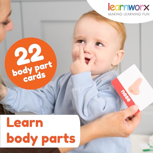 Toddler Learning Flash Cards | Kids Letter Number Alphabet Animal Color Words Flashcards | Large Cards Ideal for Preschool Kindergarden Pre K Educational | Flashcards 12 Months - 5 Years