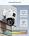 ZOSI 2 x C298 Pro 4K 8MP Dual-Lens(2x4MP) Add-on Security PoE IP Camera Outdoor, 360 View PT Camera, Person/Vehicle Detect, Spotlight Siren, Color Night Vision, SD Card Storage, Only Work with Our NVR