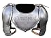 Medieval Iron Gorget Spaulders Arm Shoulder Set Viking Crusader Pauldrons Armor