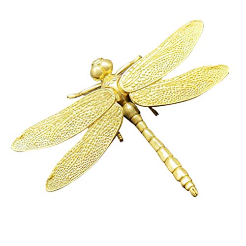 Besportble Brass Dragonfly Home Decoration, Dragonfly Figurine Craft For Housewarming Gift For Cabinet Bedside Table Bathroom Handle Home Decor #TOP15