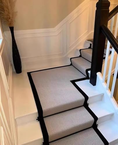 Soportes ajustables para alfombras de escalera y barras de metal pulido decorativas 7