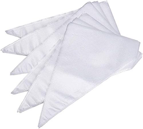100pcs Big Piping Bags (Large 34 x 24 cm) Disposable Pastry Bags for All Size Tips Couplers
