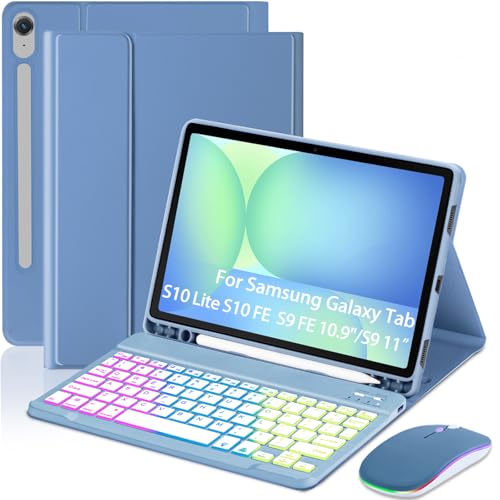 EAMPANG Case with Keyboard Mouse for Samsung Galaxy Tab S...