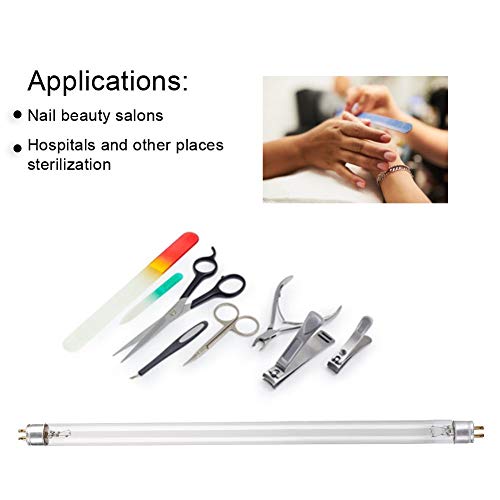 UV Lamp Tube,8W Disinfection Cabinet Replacement Light Tube for Beauty Salon Or Home (8W), 1 Unidad (Paquete de 1) - Image 3