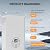 Antuony 4500W Tankless Electric Water Heater,110V Under Sink On Demand Instant Hot Water Heater With Remote Control,LCD Touch Screen tankless Water Heater (110 V, White)