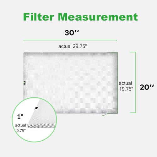 Reair 20x30x1 Extra Replacement Filter without Frame, Washable and Reusable Air Filter 20x30x1 for AC HVAC Furnace, MERV 8 Air Filters Machine Washable, AC Furnace Air Filter without Frame - Image 5