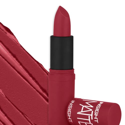 Image of INSIGHT Matte Lipstick | Ultra Creamy | Highly Pigmented Formula | Intense Color Payoff | Fade-Proof Lipstick | BERRY DANCE 4.2g