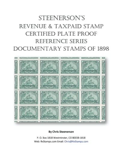 Steenerson's Revenue Taxpaid Stamp Reference Series – Battleship Documentary Stamps of 1898