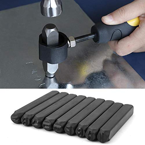 Wakects - Set di 36 lettere in acciaio al carbonio...