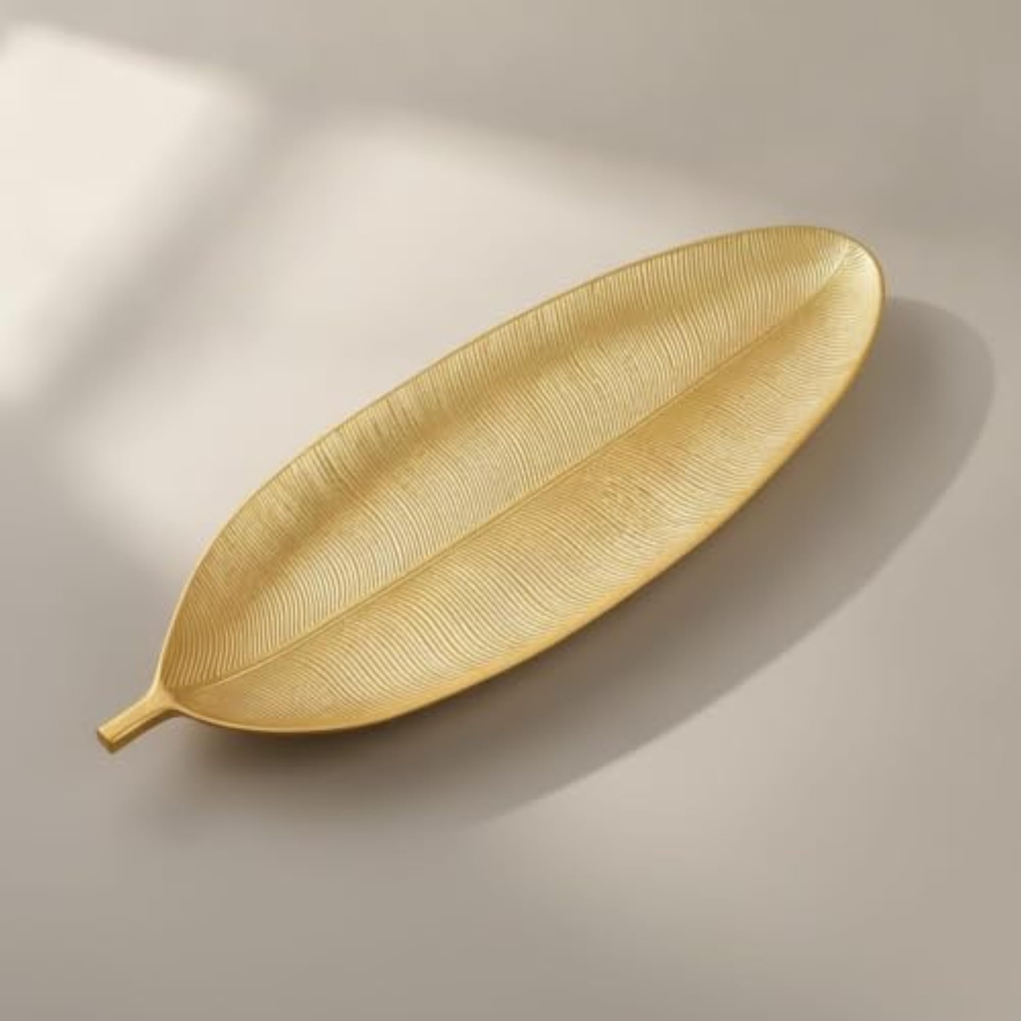 Lustrous Gold Embossed Decorative Fruit Tray