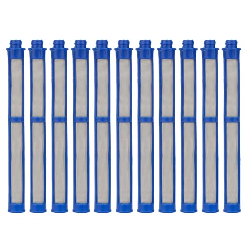 NWUCZW 287033 Airless Spray Gun Filter 100 Mesh Blue (11-Pack), Suitable for Most Spray Guns and Contractor II & FTx II Latex 100 mesh