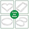 Elsjoy 6 Pieces 35 Inches (Total 210") Miniature Fairy Garden Fence, Decorative Wood Picket Fence Mini White Garden Fence for Crafts, DIY Project #4