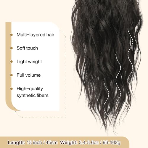 FESHFEN Ponytail Extensions - Image 4