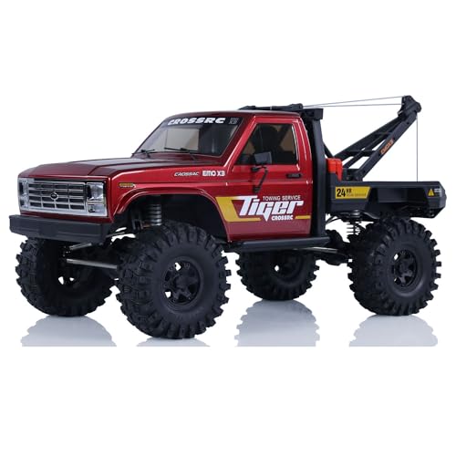 wheelfun Emo X3 4WD 1/8 4X4 RC Rescue Towing Car Remote Control Crawler Car Model Brushed Motor Esc X10 Radio Differential Lock Hobby Grade Model - Thumbnail 2