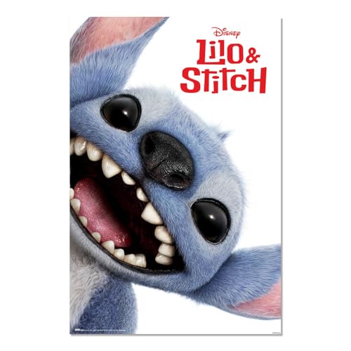 Grupo Erik - Poster Disney Stitch, Live Action, Poster 61x91,5cm - Deco Maison, Decoration Murale, Affiche Décorative