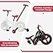 JMMD 6 in 1 Toddler Bike with Push Handle for Kids 18-60 Months, 12