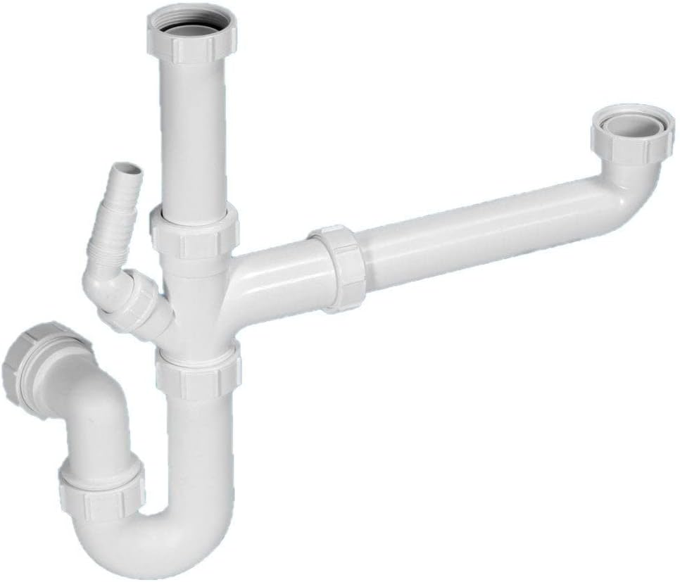 McAlpine SK1 Bowl and a Half Sink Kit, White Amazon.co.uk Business