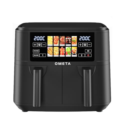 OMETA Lumi 10-in-1 Air Fryer & Air Fryer Oven with Rotisserie, 23L Capacity, Dual/Sync Cook, Non-Stick, Touch Control